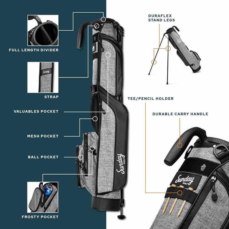 Sunday Golf Loma Pencilbag, ron burgundy