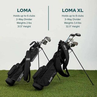 Sunday Golf Loma XL Carrybag, schwarz