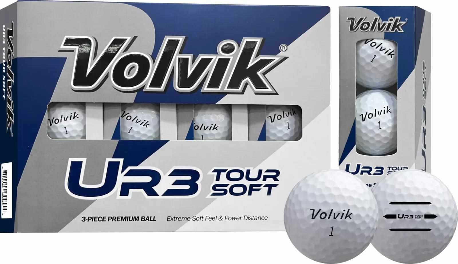 Volvik UR3 Tour Soft Golfbälle