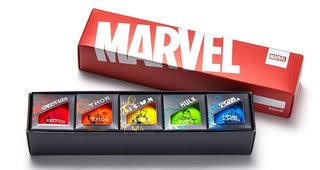 Volvik VIVID MARVEL Characters Golfbälle, 5Stk.