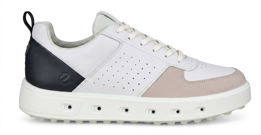Ecco Street 720 Herren Golfschuhe, white/black/gravel