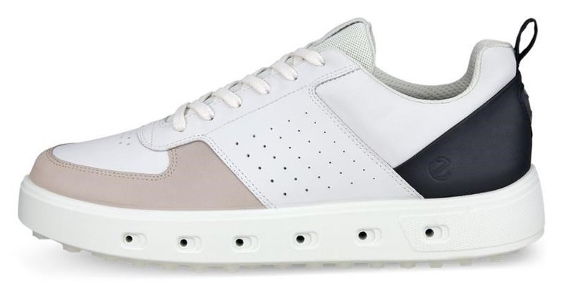 Ecco Street 720 Herren Golfschuhe, white/black/gravel