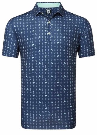 FootJoy The 19th Hole Lisle Herren Poloshirt, navy