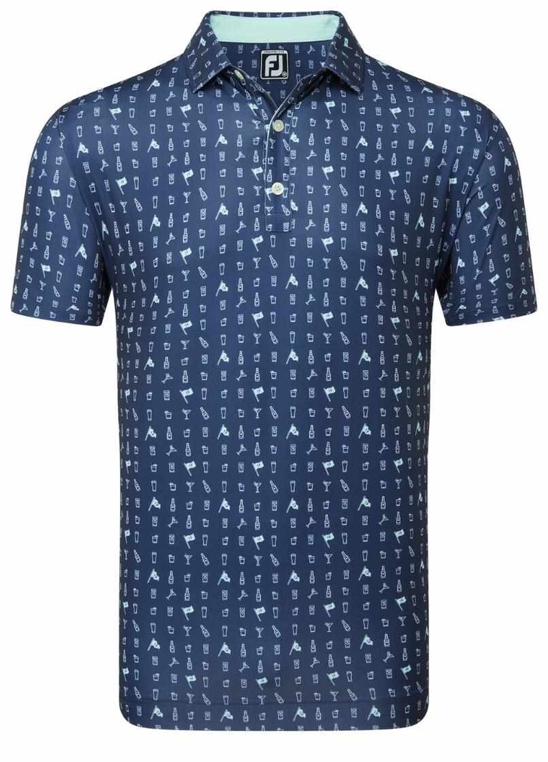 FootJoy The 19th Hole Lisle Herren Poloshirt, navy