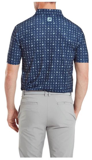 FootJoy The 19th Hole Lisle Herren Poloshirt, navy