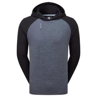 FootJoy ThermoSeries Pullover Hoodies Herren Sweatshirt, grau/swchwarz