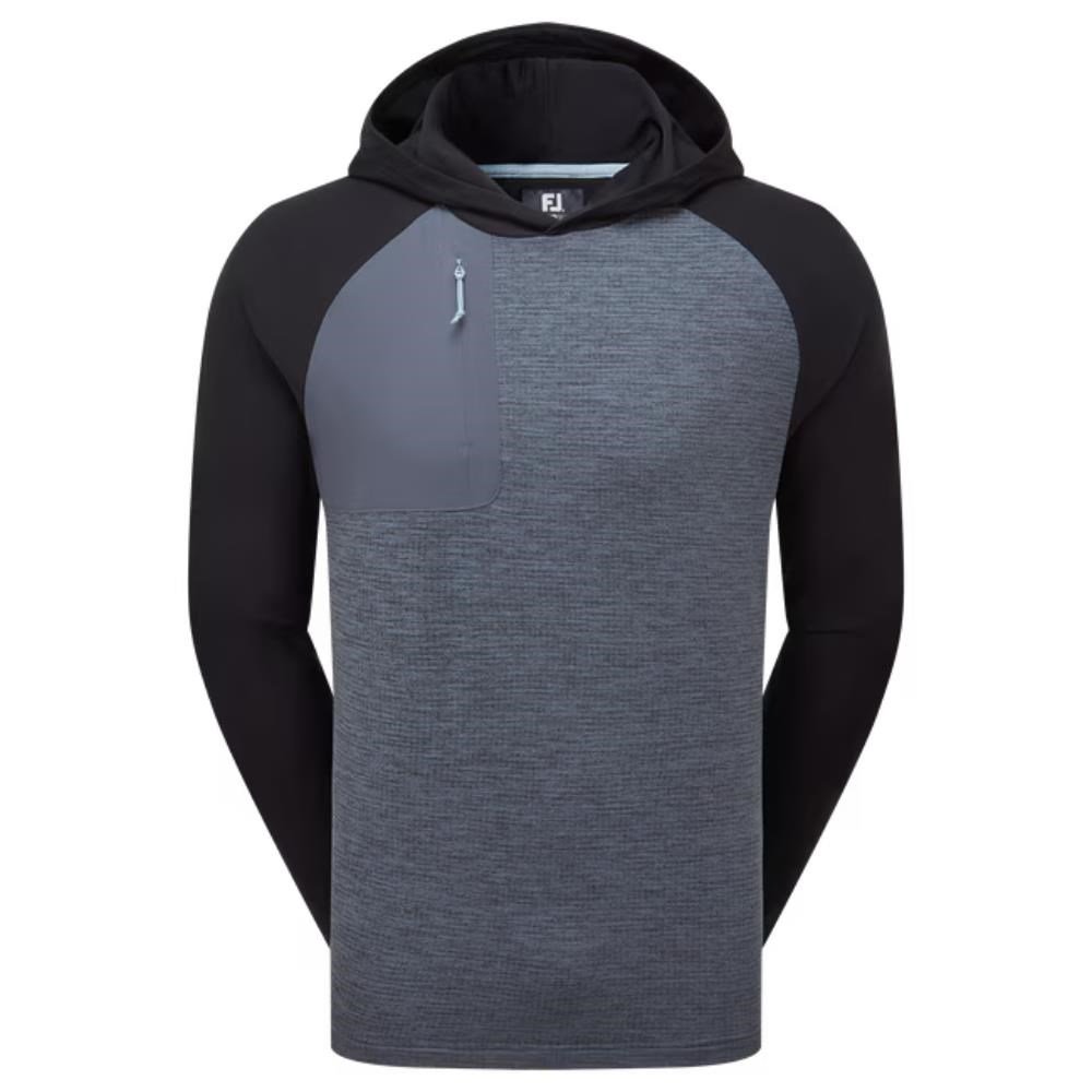 FootJoy ThermoSeries Pullover Hoodies Herren Sweatshirt, grau/swchwarz