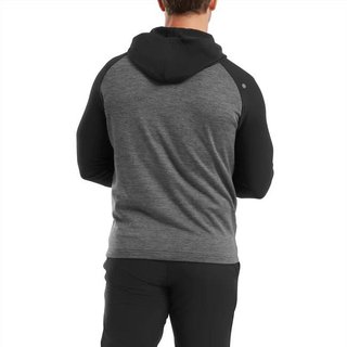 FootJoy ThermoSeries Pullover Hoodies Herren Sweatshirt, grau/swchwarz