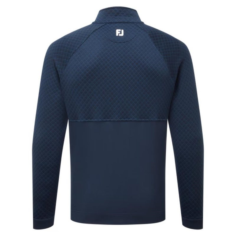 FootJoy Jacquard Thermal Chill-Out Herren Sweatshirt, dunkelblau