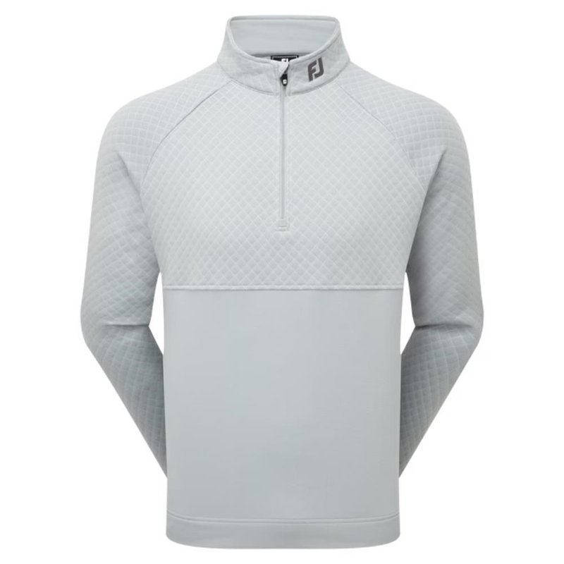 FootJoy Jacquard Thermal Chill-Out Herren Sweatshirt, grau
