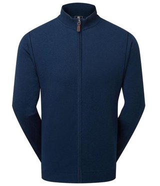 FootJoy Full-Zip Lined Herren Pullover, dunkelblau