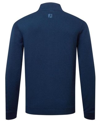 FootJoy Full-Zip Lined Herren Pullover, dunkelblau