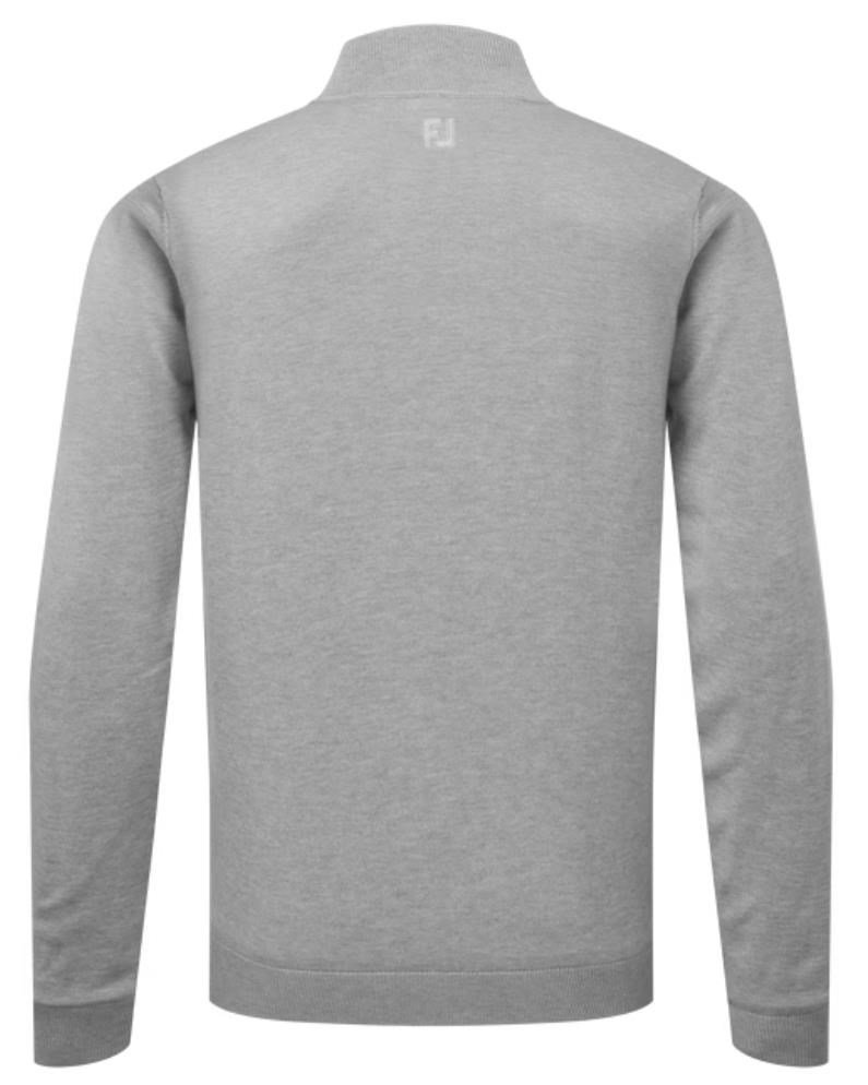 FootJoy Drirelease Full-Zip Lined Herren Pullover, grau