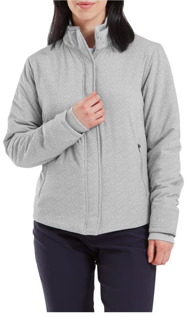 Footjoy ThermoSeries Damenjacke, floral tonal grey