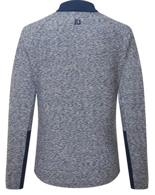 Footjoy Full-Zip Space Dye Thermal Midlayer Damen Sweatshirt, navy