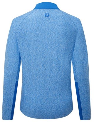 Footjoy Full-Zip Space Dye Thermal Midlayer Damen Sweatshirt, blue/aqua