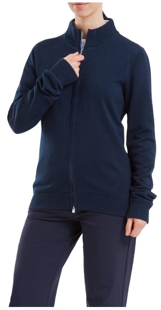 FootJoy Drirelease Full-Zip Lined Damen Pullover, navy