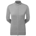 FootJoy Drirelease Full-Zip Lined Damen Pullover, grau