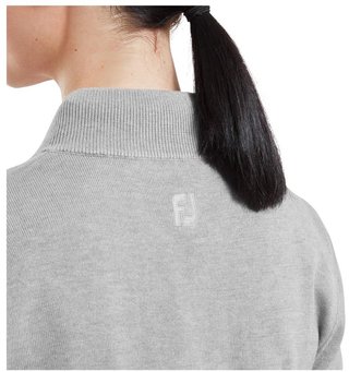 FootJoy Drirelease Full-Zip Lined Damen Pullover, grau