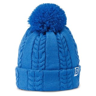 FootJoy Cable Knit Bobble Damen Wintermütze, blau