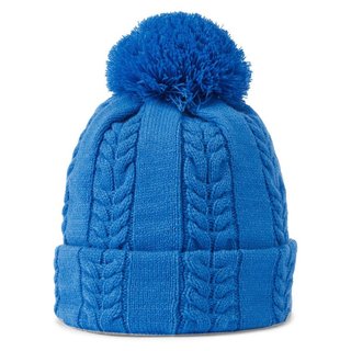 FootJoy Cable Knit Bobble Damen Wintermütze, blau