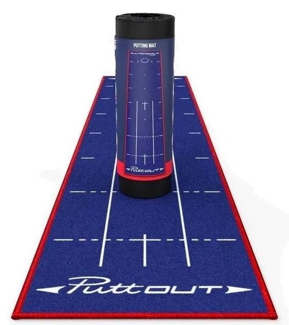 PuttOut MediumPuttingmatte 2,4m, patriot