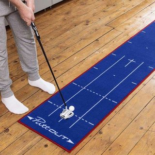 PuttOut MediumPuttingmatte 2,4m, patriot