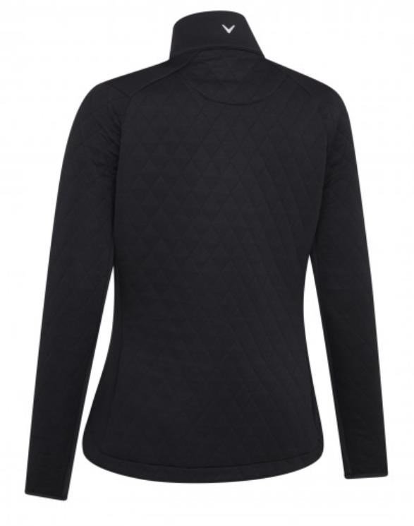 Callaway Quilted Fleece Damen Sweatshirt, caviar