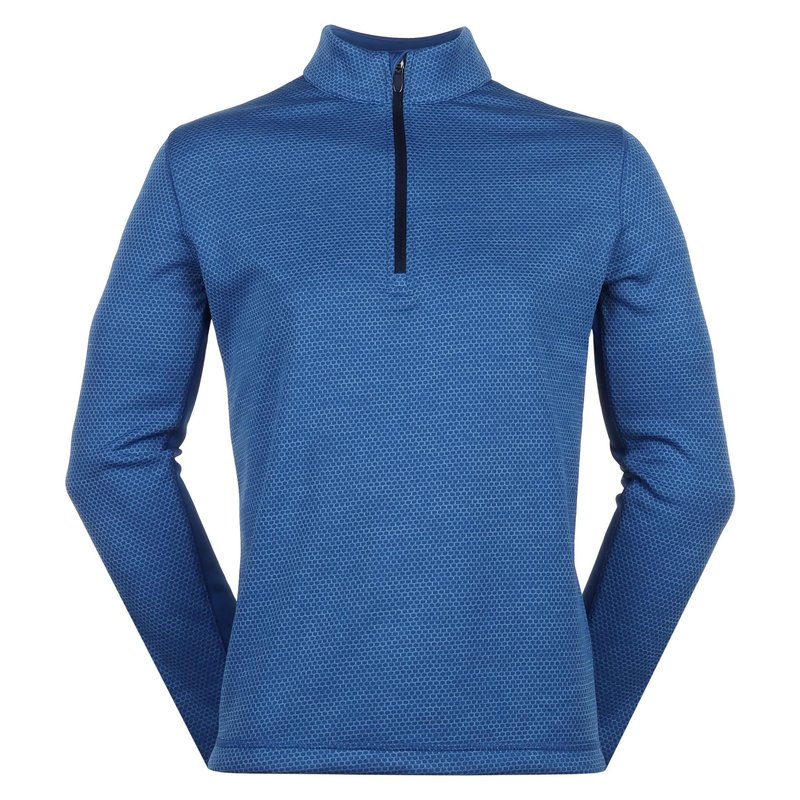 Callaway Eco Hex Texture Herren Sweatshirt, galaxy blue heather