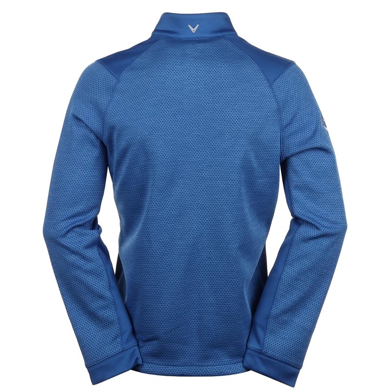 Callaway Eco Hex Texture Herren Sweatshirt, galaxy blue heather