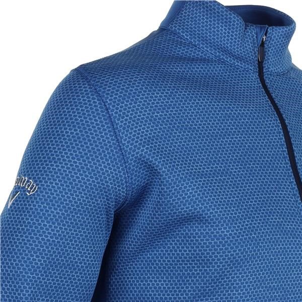 Callaway Eco Hex Texture Herren Sweatshirt, galaxy blue heather