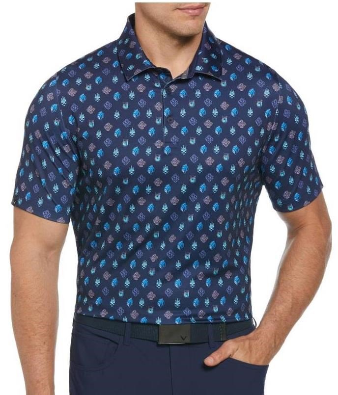 Callaway Negroni Herren Poloshirt, peacoat