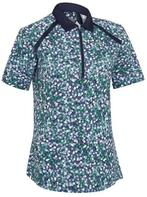Callaway Hexagon Geo Raglan Damen Poloshirt, dunkelblau