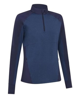 Callaway Lightweight Heathered Damen Sweatshirt, dunkelblau