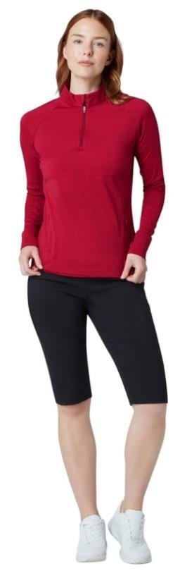 Callaway Lightweight Knit Damen Sweatshirt, rot
