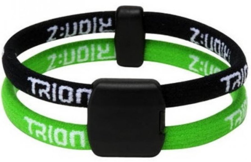 Trion:Z Dual Loop Magnetarmband/Ionenarmband - schwarz/grün