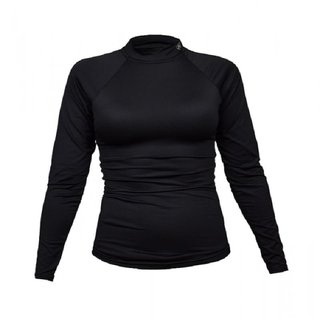 Tony Trevis Damen Thermo Shirt, schwarz