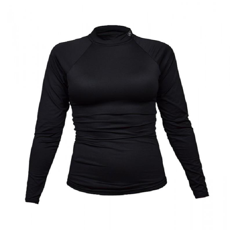 Tony Trevis Damen Thermo Shirt, schwarz