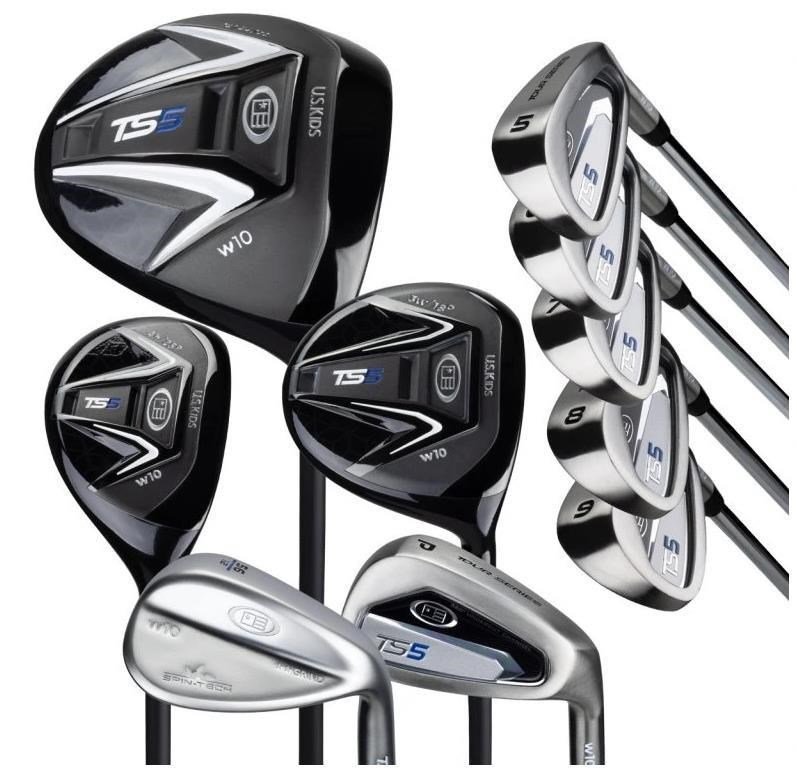 U.S. Kids Golf TS5-57 (145cm) 10-Club Golfset, Graphit