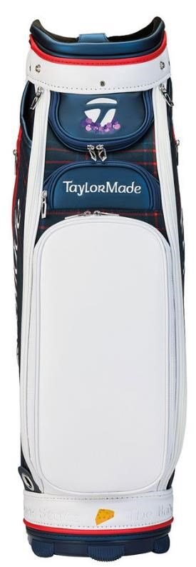 TaylorMade Patriotic Plaid staff bag, rot/weiß/blau