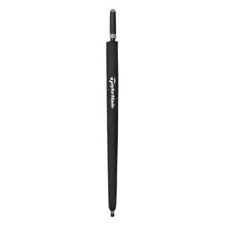 TaylorMade 64" Tour Double Canopy Regenschirm, schwarz/weiß