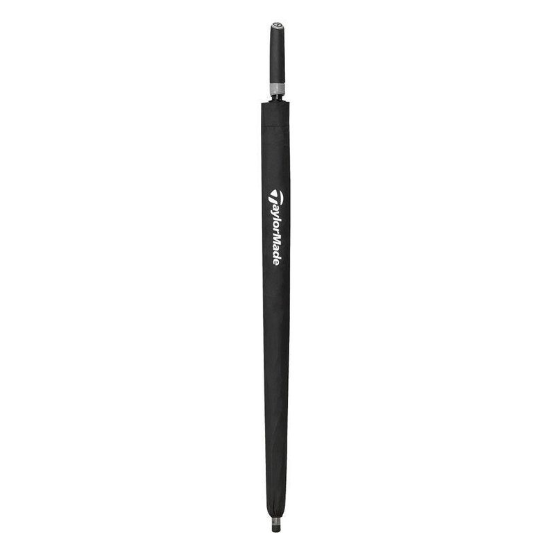 TaylorMade 64" Tour Double Canopy Regenschirm, schwarz/weiß
