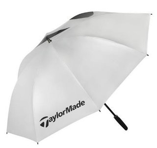 TaylorMade 60" Sunbrella Regenschirm, Silber