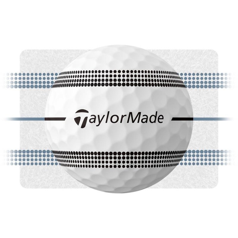 TaylorMade TP5x Stripe Golfbälle