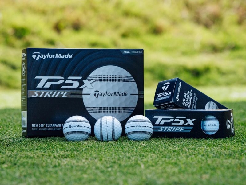 TaylorMade TP5x Stripe Golfbälle