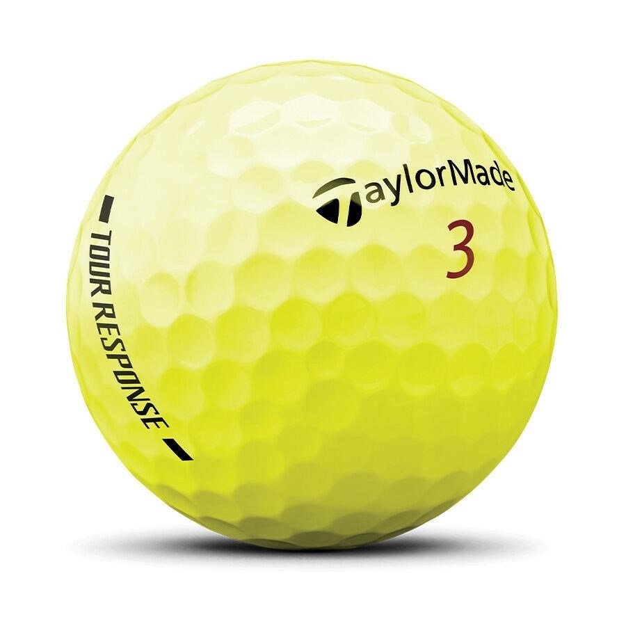 TaylorMade Tour Response Golfbälle, gelb