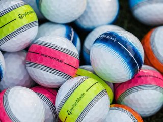 TaylorMade Tour Response Neon Stripe Golfbälle, multi-pack