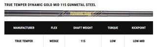 Callaway Opus Platinum Chrome wedge, Stahl