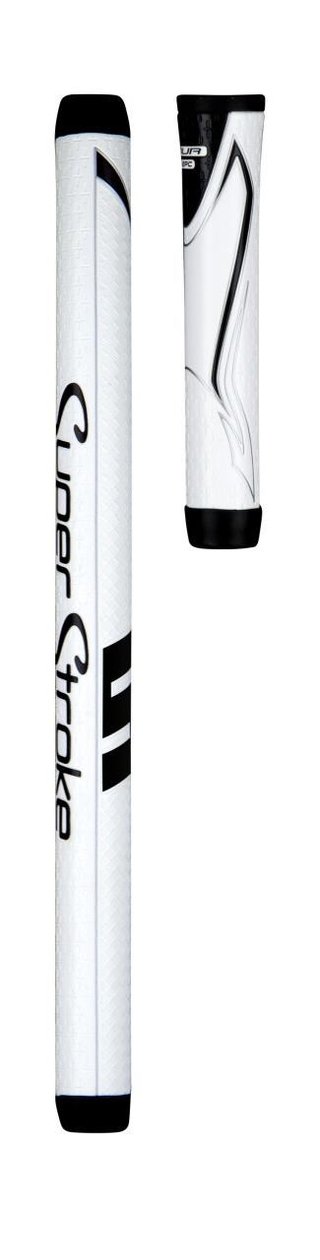 Super Stroke SuperStroke Zenergy Tour 1.0 Putter Grip, weiß/schwarz (2 Stück)