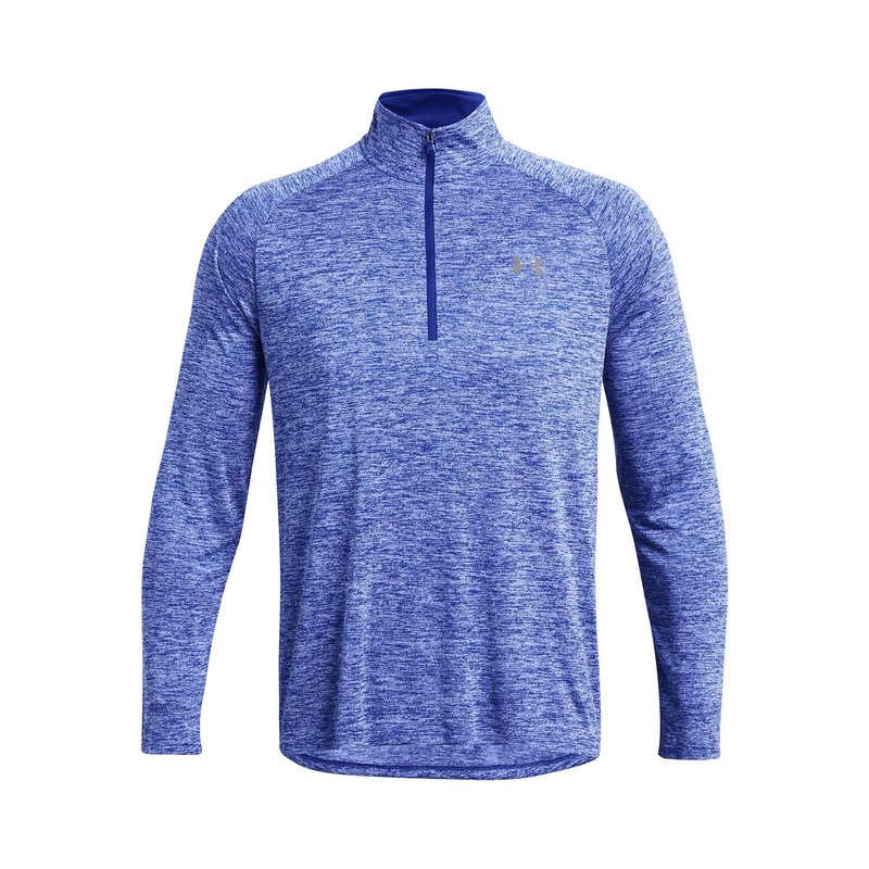 Under Armour Tech 2.0 1/2 Zip Herren Poloshirt, blau
